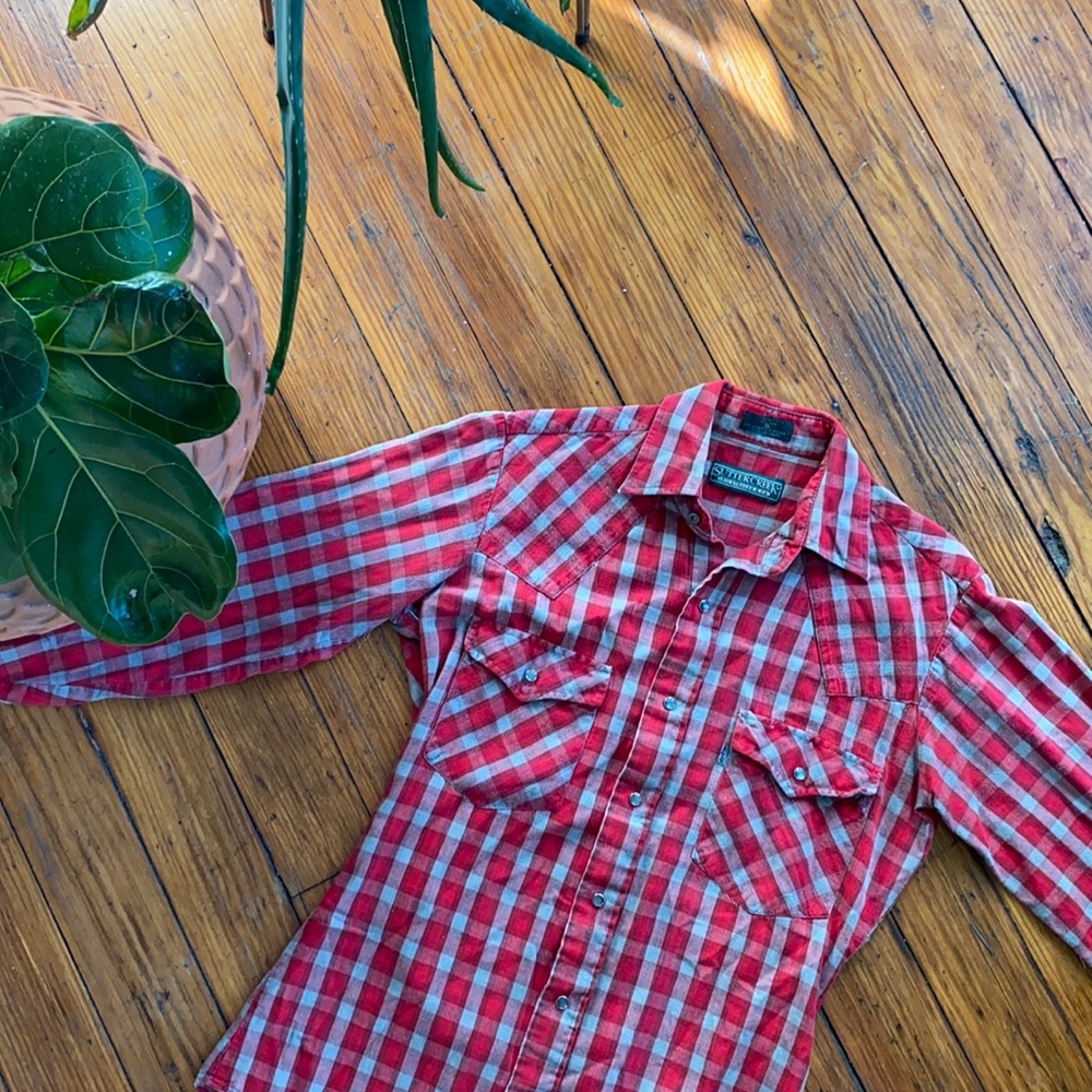 Vintage Levi’s Sutter Creek Plaid Flannel Button Up - Picture 2 of 11